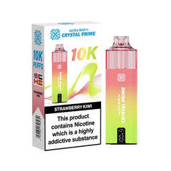 Crystal Prime Aura Bar 10K Prefilled Pod Kit - Strawberry Kiwi