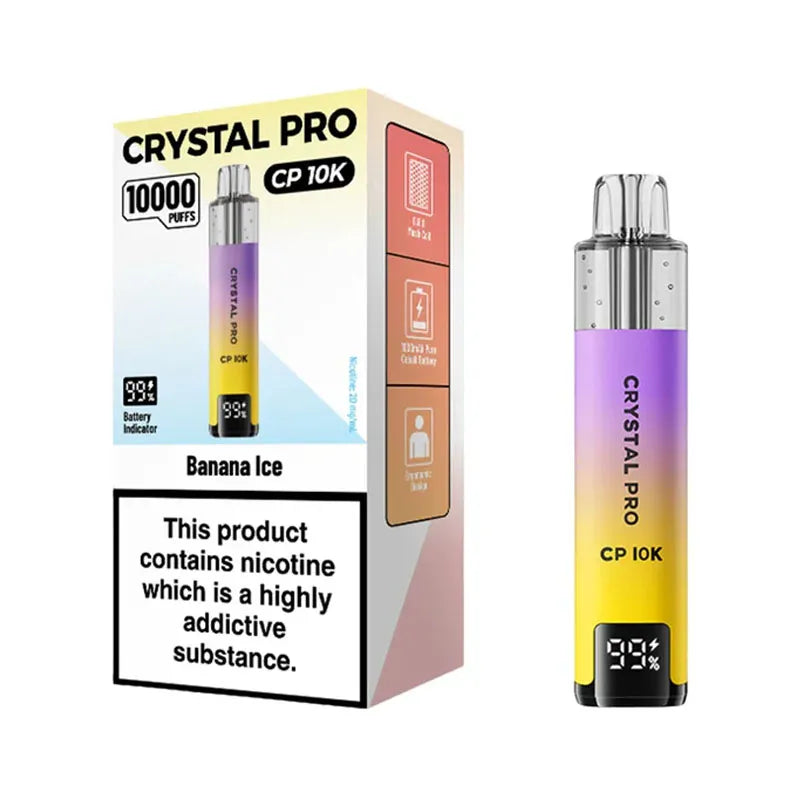Crystal Pro CP 10K Prefilled Pod Kit - Banana Ice 