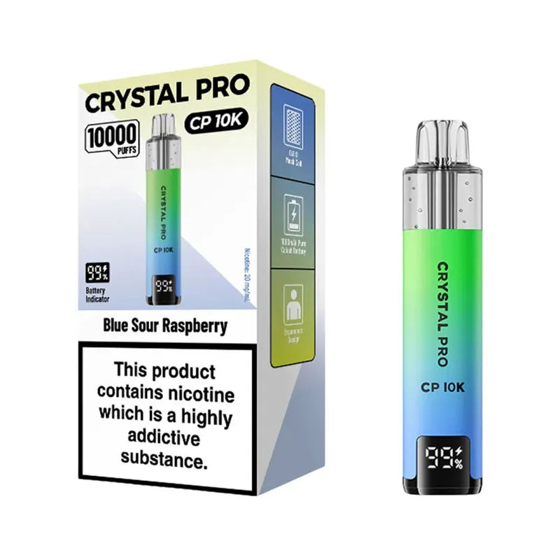 Crystal Pro CP 10K Prefilled Pod Kit - Blue Sour Raspberry 