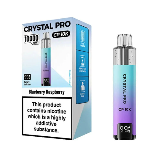 Crystal Pro CP 10K Prefilled Pod Kit - Blue Raspeberry 