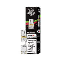 Double Apple Al Fakher Crown Bar Mini 3K Prefilled Pod