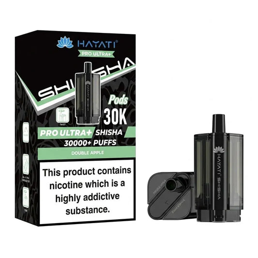 Double Apple Hayati Pro Ultra Plus Shisha 30K Prefilled Pod