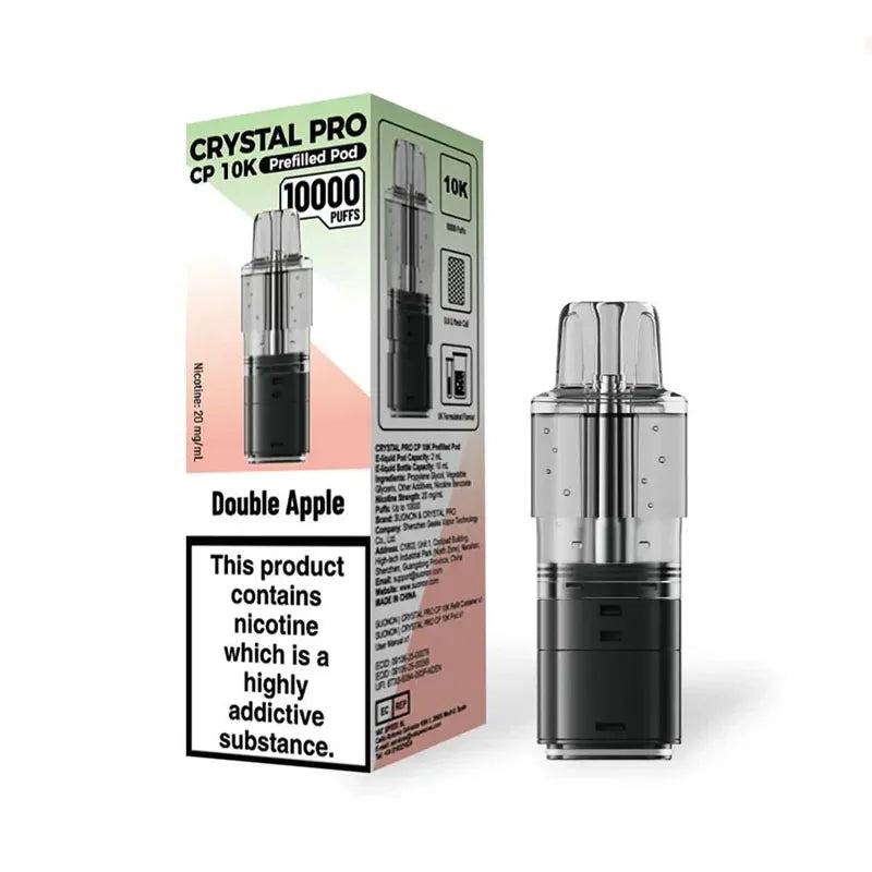 Double Apple Crystal Pro CP 10K Prefilled Pod