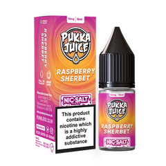 Raspberry Sherbet Nic Salt E-Liquid by Pukka Juice