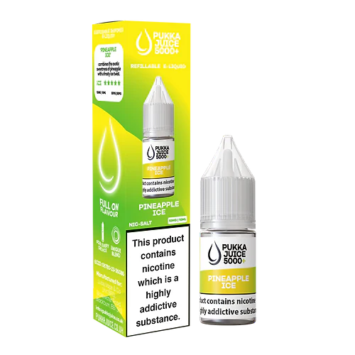 Pineapple Ice Nic Salt E-Liquid by Pukka Juice 5000+