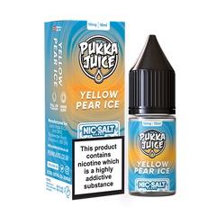 Yellow Pear Ice Nic Salt E-Liquid by Pukka Juice