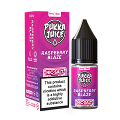 Raspberry Blaze Nic Salt E-Liquid by Pukka Juice