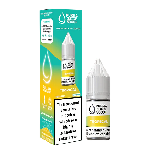 Tropical Nic Salt E-Liquid by Pukka Juice 5000+
