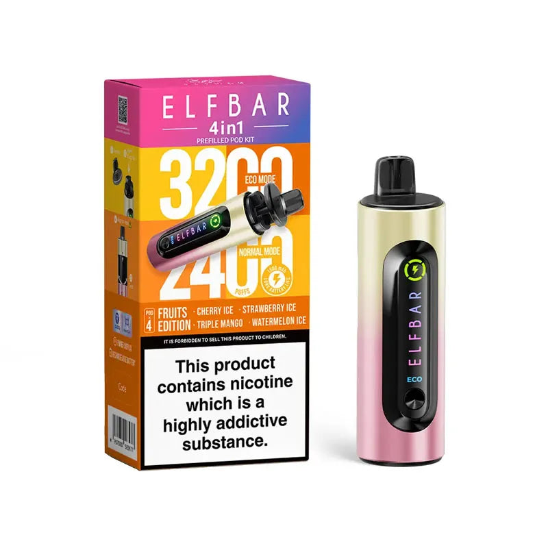 Elf Bar 4 in 1 Prefilled Pod Kit - Fruits Edition
