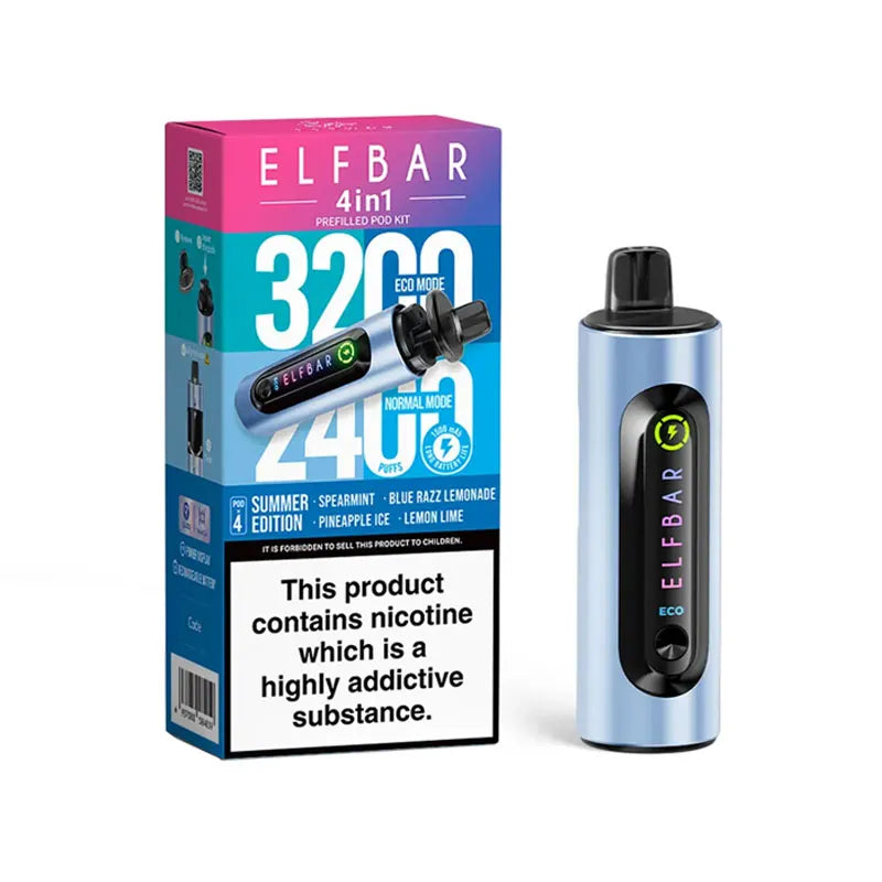 Elf Bar 4 in 1 Prefilled Pod Kit - Summer Edition