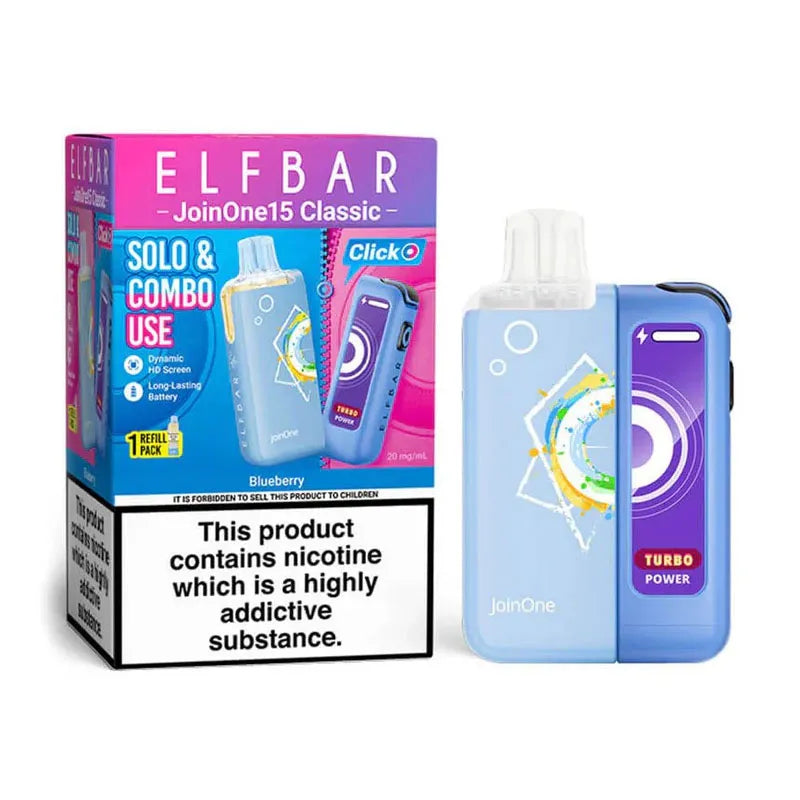 Elf Bar JoinOne 15 Classic Prefilled Pod Kit - Blueberry 