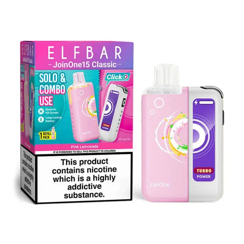 Elf Bar JoinOne 15 Classic Prefilled Pod Kit - Pink Lemonade 