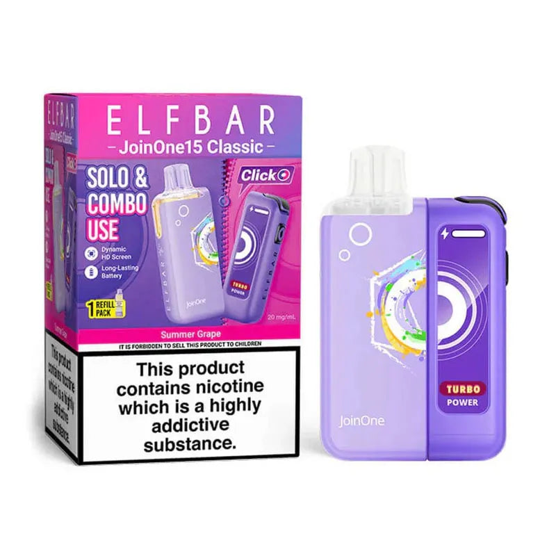 Elf Bar JoinOne 15 Classic Prefilled Pod Kit - Summer Grape 