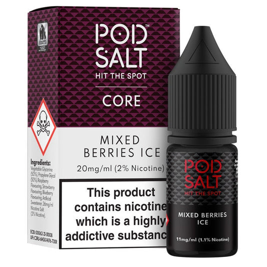 Mixed Berries Ice Nic Salt E-Liquid by Pod Salt Core
