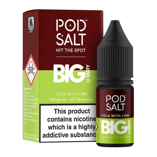 Cola With Lime Nic Salt E-Liquid by Pod Salt Fusion