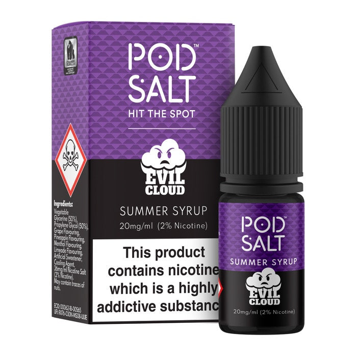 Summer Syrup Ice Nic Salt E-Liquid by Pod Salt Fusion