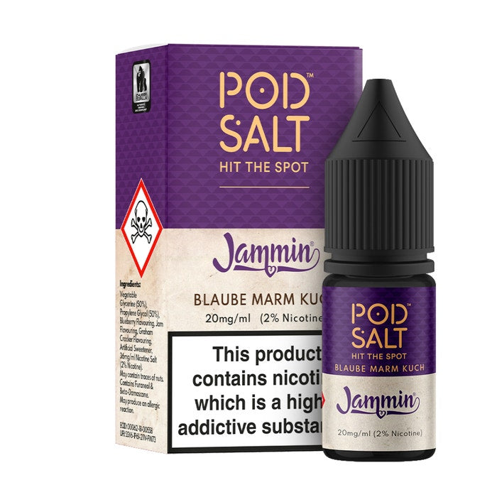 Blueberry Jam Tart Nic Salt E-Liquid by Pod Salt Fusion