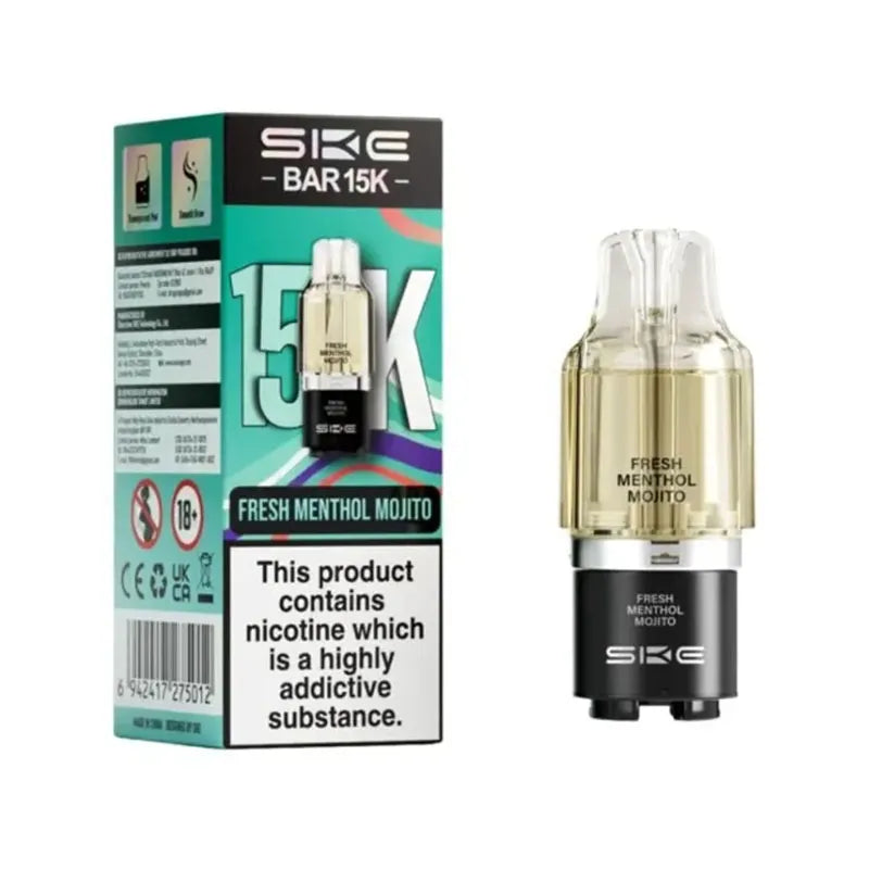 Fresh Menthol Mojito SKE Bar 15K Prefilled Pod