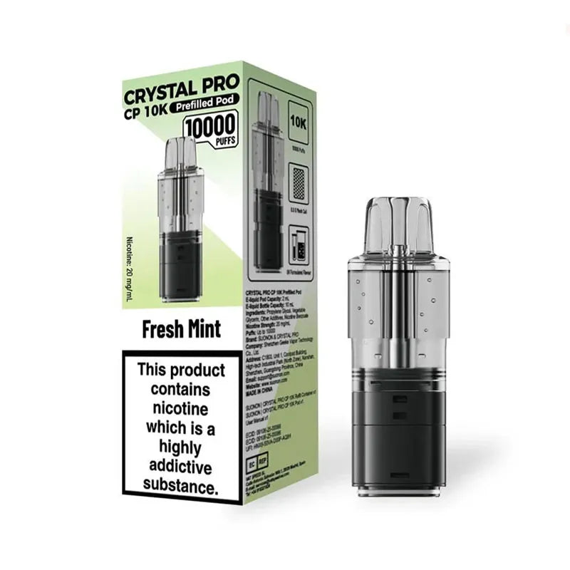 Fresh Mint Crystal Pro CP 10K Prefilled Pod