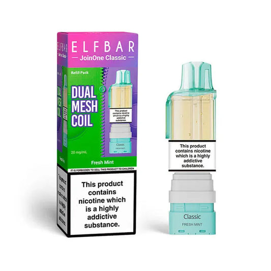 Fresh Mint Elf Bar JoinOne15 Classic Prefilled Pod