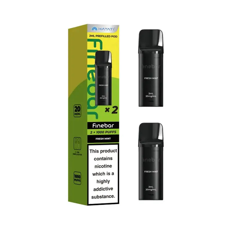 Fresh Mint Hayati Finebar Prefilled Pod
