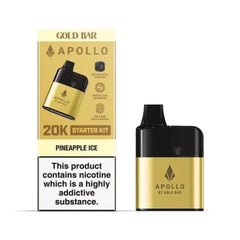 Gold Bar Apollo 20K Prefilled Pod Kit -  Pineapple Ice 