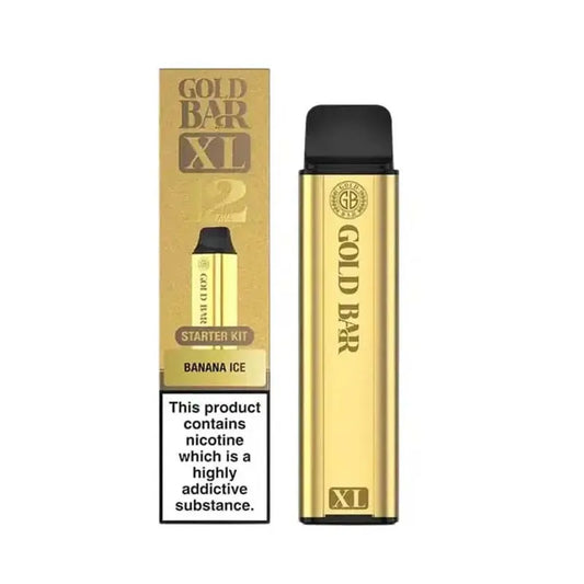 Gold Bar XL Prefilled Pod Vape Kit - banana ice