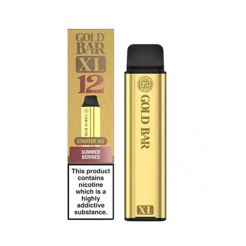 Gold Bar XL Prefilled Pod Vape Kit - Summer Berries