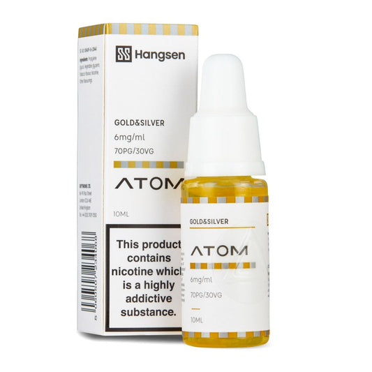 Gold & Silver 10ml E-Liquid by Hangsen Atom