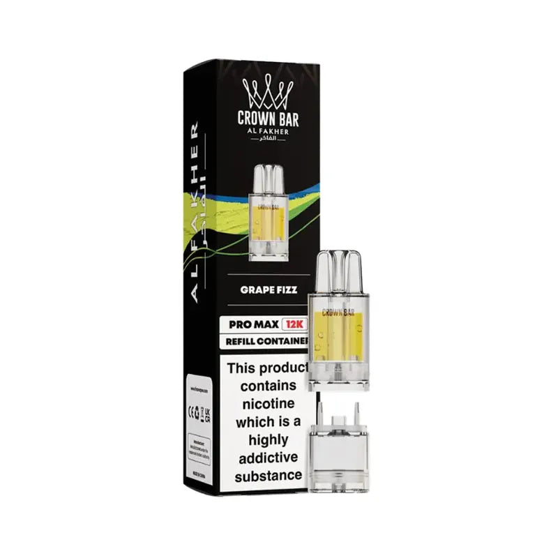 Grape Fizz Al Fakher Crown Bar Pro Max 12K Prefilled Pod