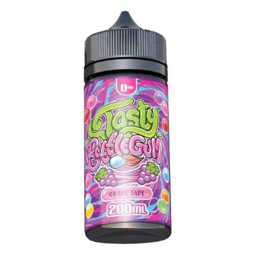 Grape Tape 200ml Shortfill E-Liquid by Tasty Bubblegum