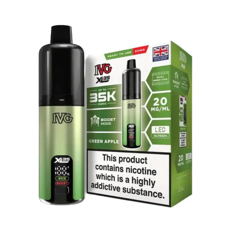 IVG XL 35K Prefilled Pod Kit - Green Apple 