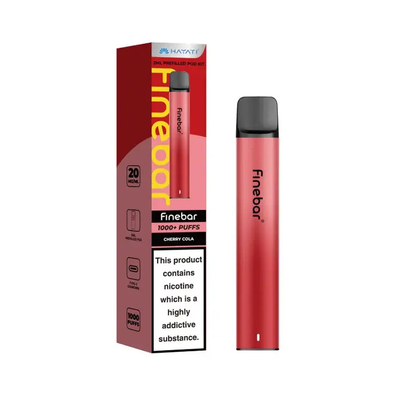 Hayati Finebar Prefilled Pod Kit - Cherry Cola 