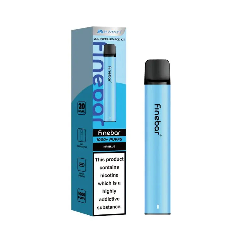 Hayati Finebar Prefilled Pod Kit - Mr Blue 
