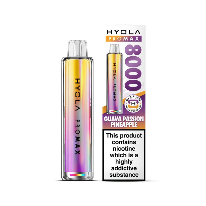 Hyola Pro Max 8000 Prefilled Pod Kit - Guava Passion Pineapple 