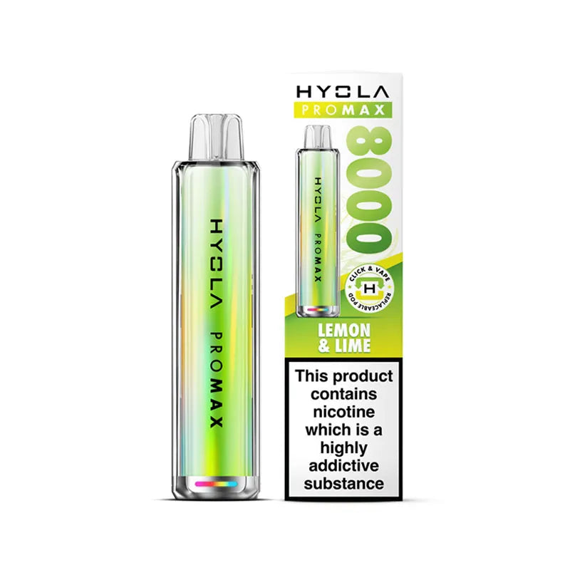 Hyola Pro Max 8000 Prefilled Pod Kit - Lemon & Lime 