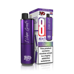 IVG 2400 4 in 1 Prefilled Pod Kit - Grape Edition 
