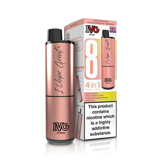 IVG 2400 4 in 1 Prefilled Pod Kit - Peach Edition