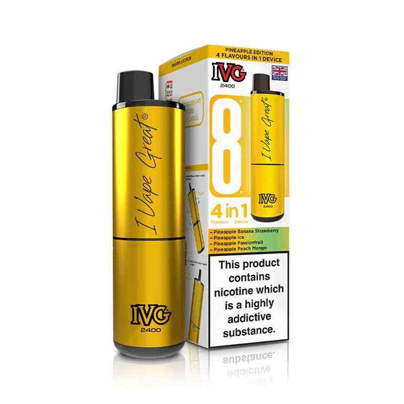 IVG 2400 4 in 1 Prefilled Pod Kit - Red Pineapple Edition