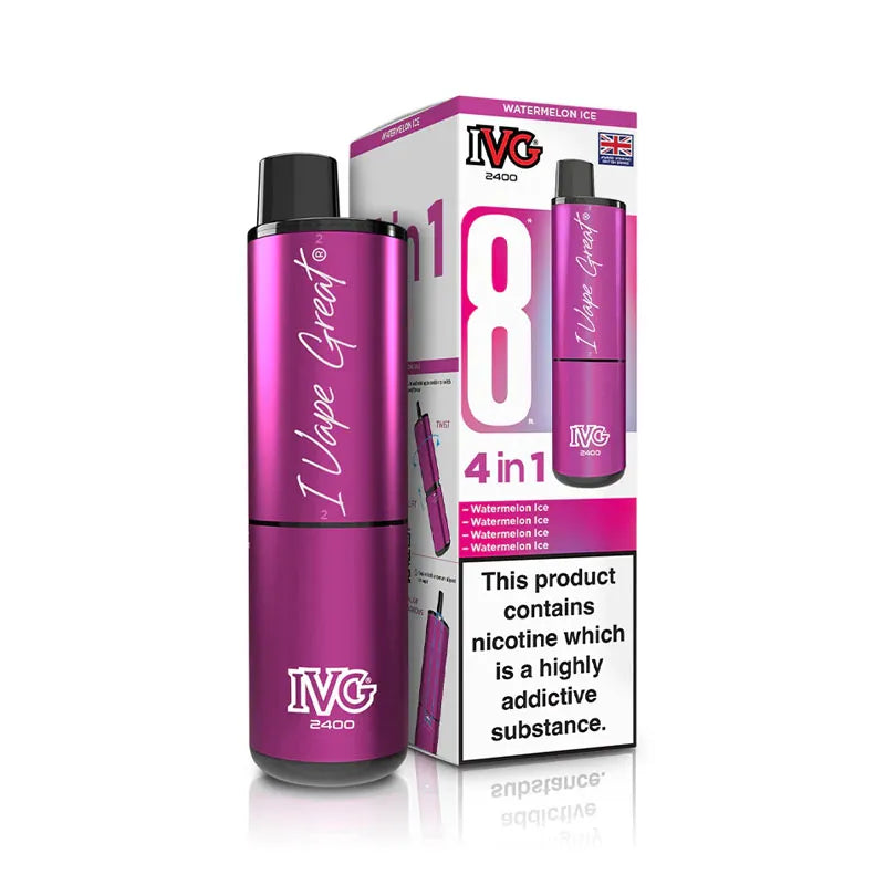 IVG 2400 4 in 1 Prefilled Pod Kit - Watermelon ice 