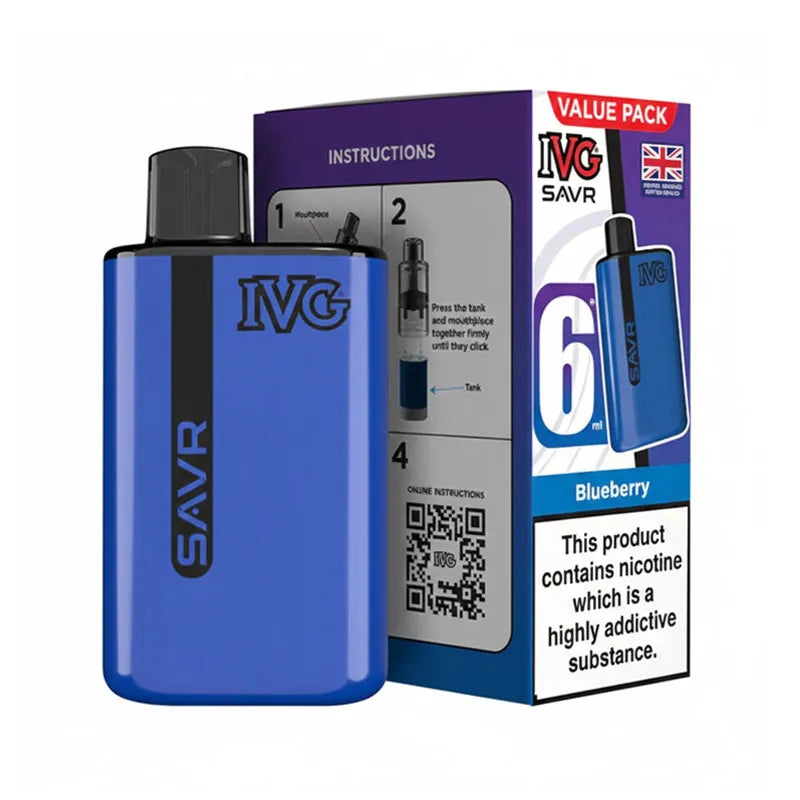 IVG SAVR 3000 Prefilled Pod Kit  - Blueberry