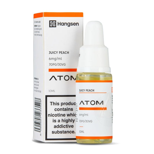 Juicy Peach 10ml E-Liquid by Hangsen Atom