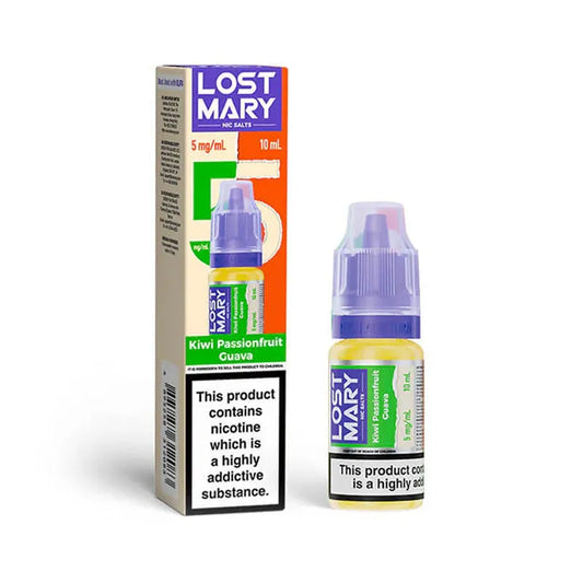 Kiwi Passionfruit Guava Nic Salt E-Liquid by Lost Mary