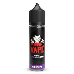 Simply Blackcurrant 50ml Shortfill E-Liquid by Vampire Vape Koncept