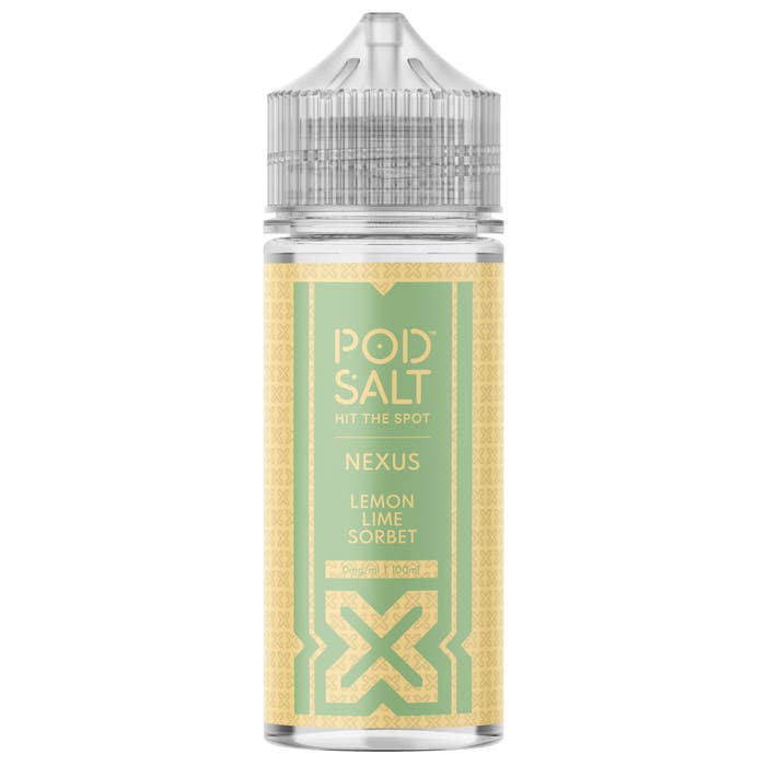 Lemon Lime Sorbet 100ml Shortfill E-Liquid by Pod Salt Nexus