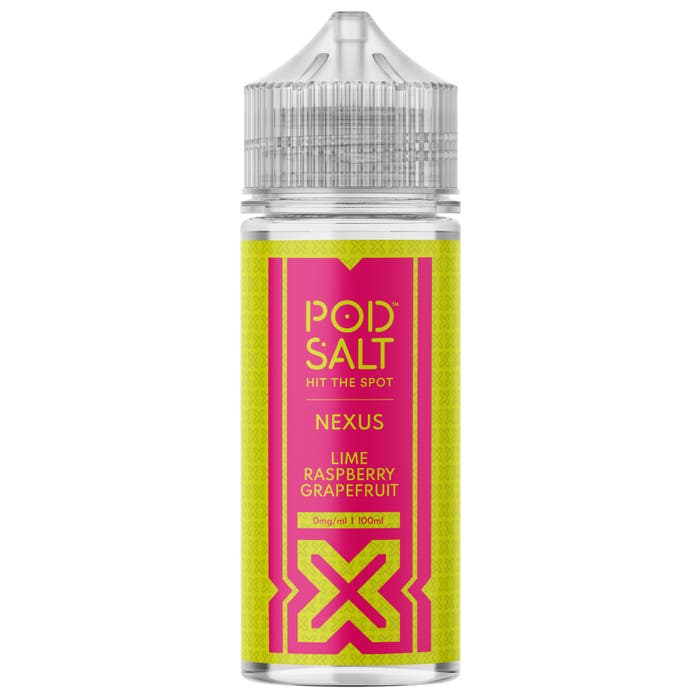 Lime Raspberry Grapefruit (Citrus Mix) 100ml Shortfill E-Liquid by Pod Salt Nexus