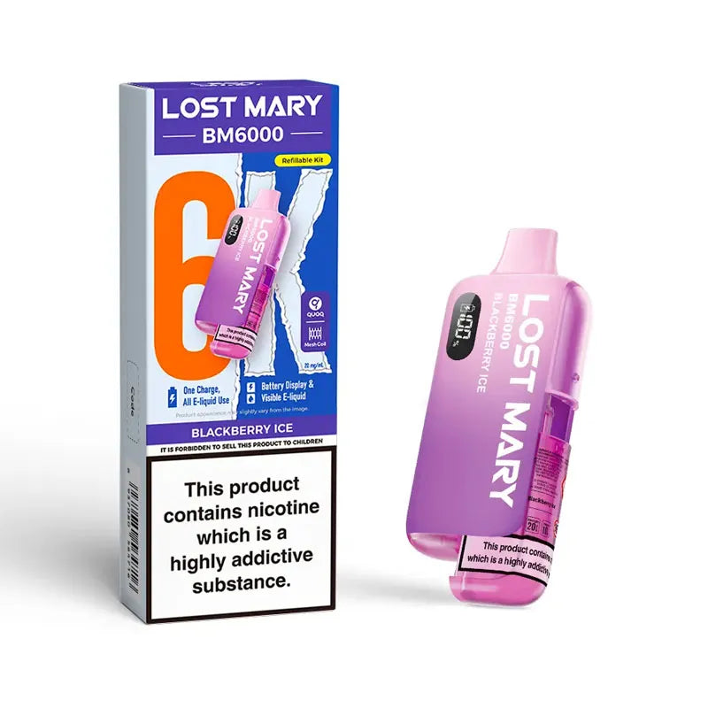 Lost Mary BM6000 Prefilled Pod Kit - Blackberry Ice 