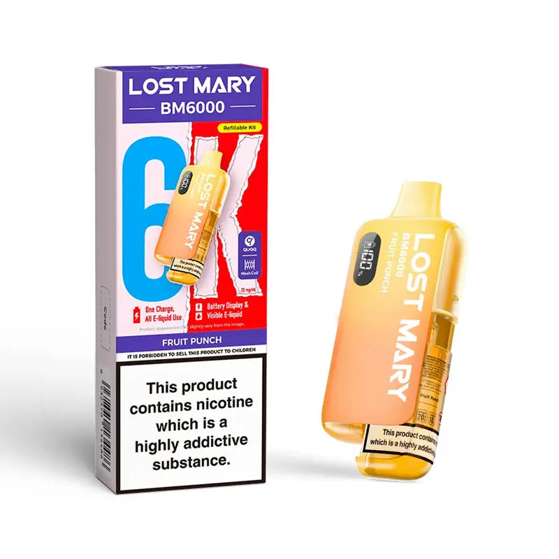 Lost Mary BM6000 Prefilled Pod Kit - Fruit Punch 