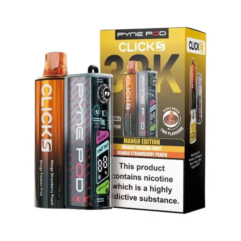 Pyne Pod Click S 30K Prefilled Pod Kit - Mango Edition 