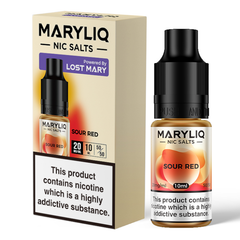 Sour Red Nic Salt E-Liquid by Lost Mary Maryliq